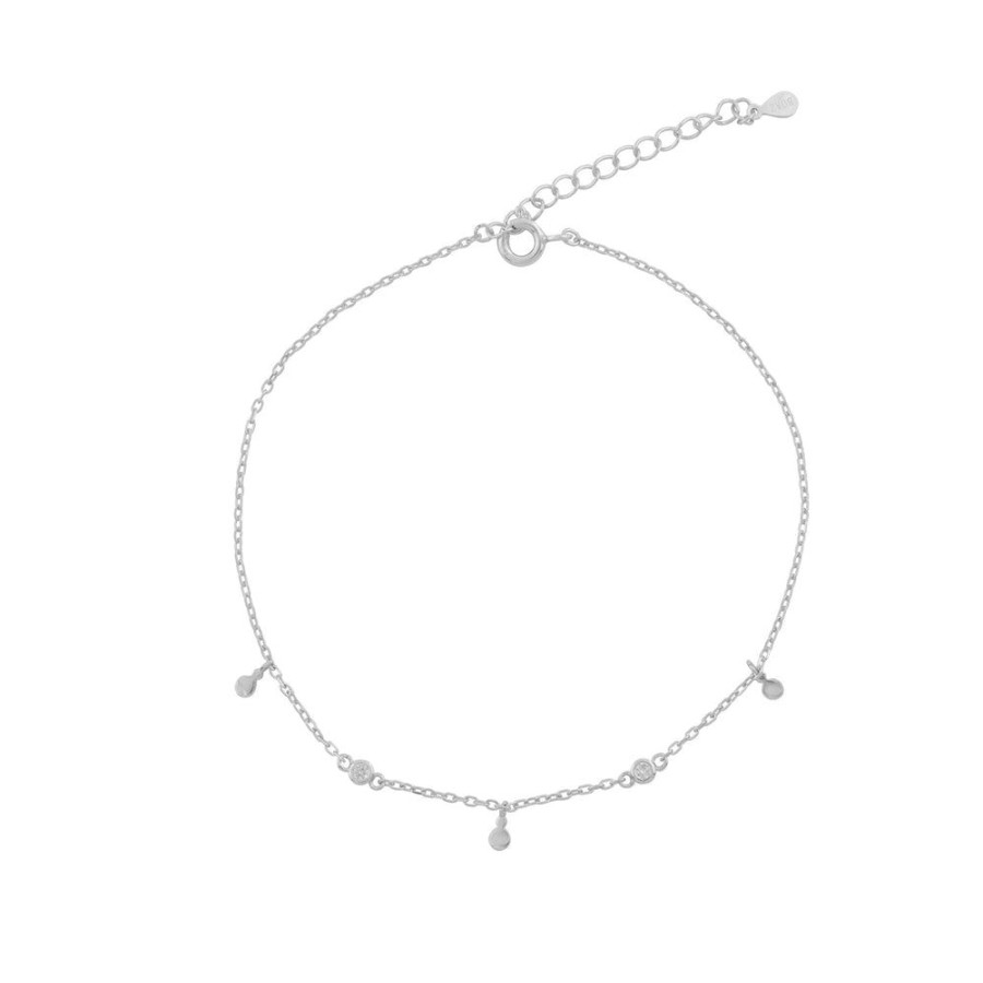 Tobilleras BOAZ | Tobillera Circones Plata