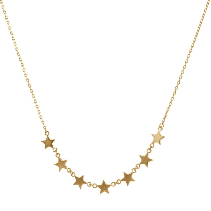 Collares BOAZ | Collar Stars Banado En Oro