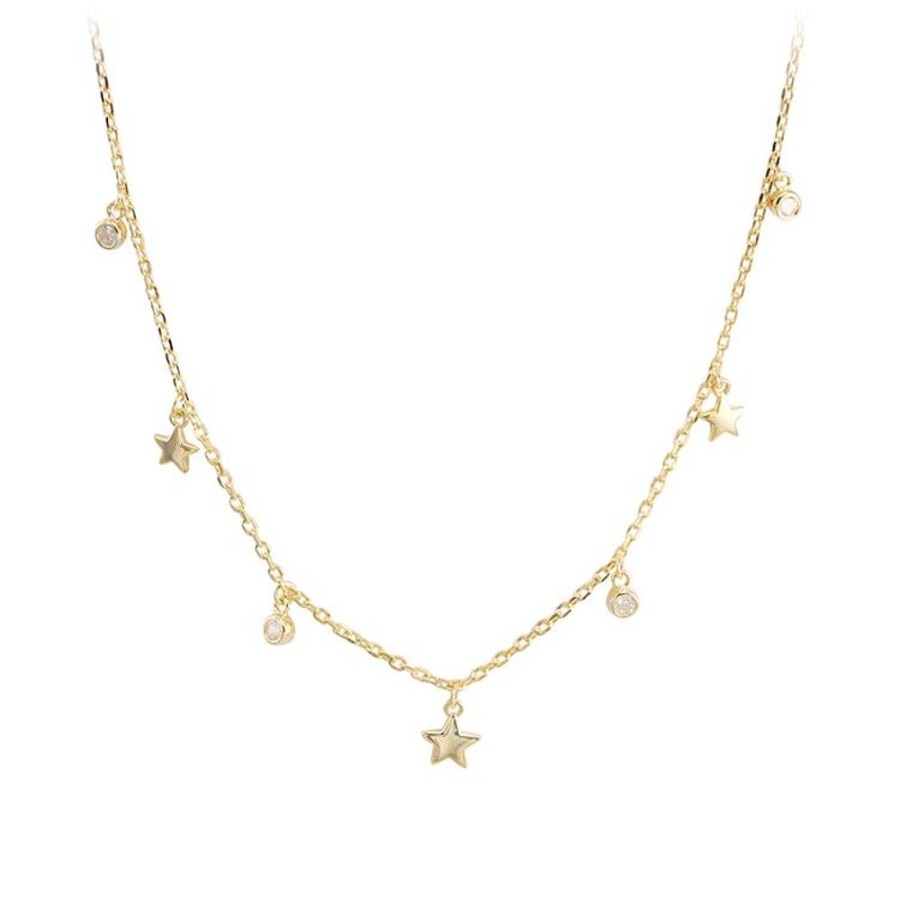 Collares BOAZ | Collar Stellar Banado En Oro