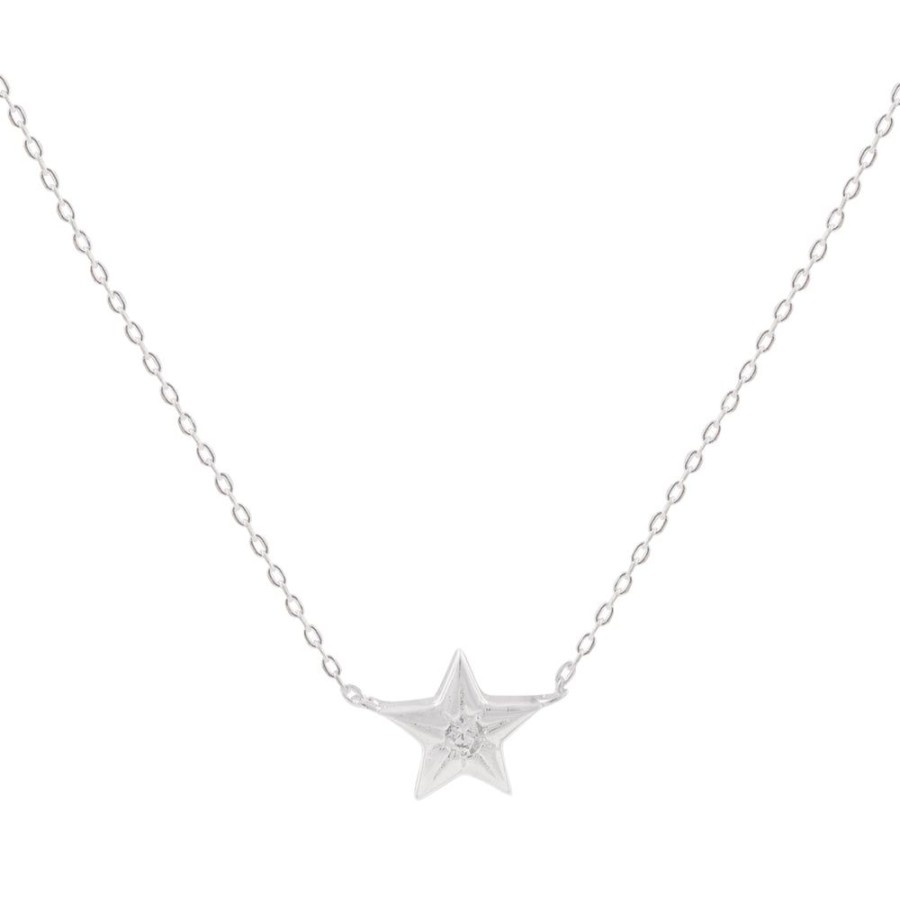 Collares BOAZ | Collar One Star Plata