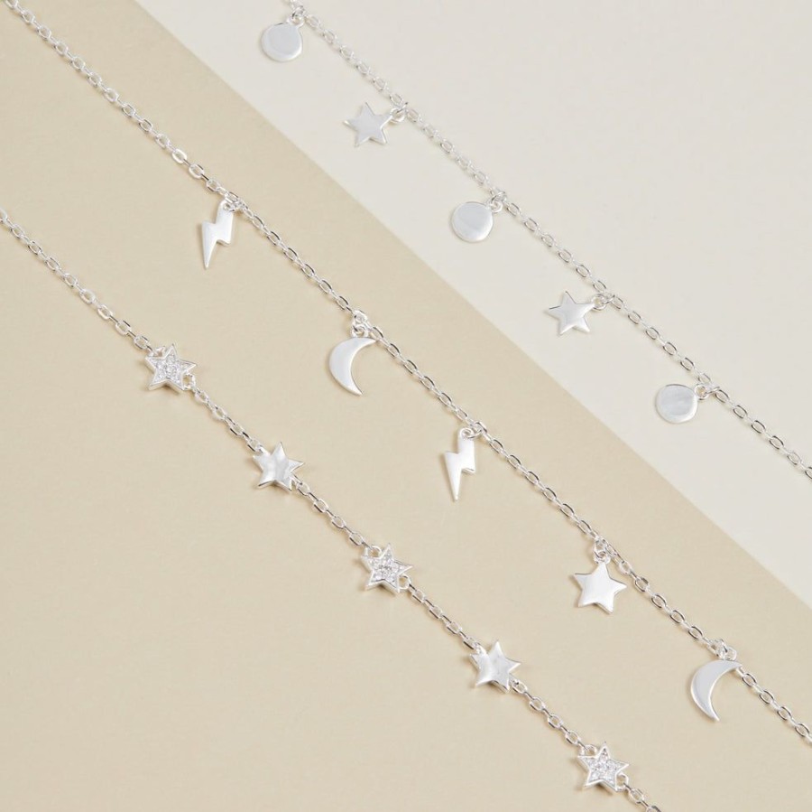 Pulseras BOAZ | Pulsera Stars Circones Plata