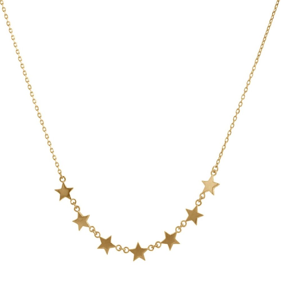 Collares BOAZ | Collar Stars Banado En Oro