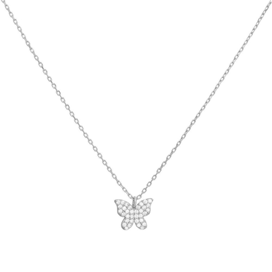 Collares BOAZ | Collar Mariposa Plata