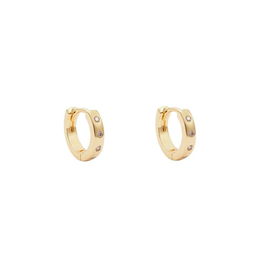 Aros BOAZ Todas | Argollas Kara 12Mm Banadas En Oro