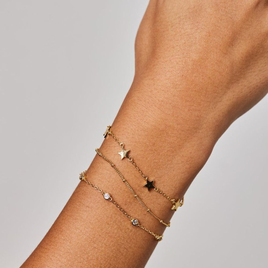 Pulseras BOAZ | Pulsera Stars Banada En Oro