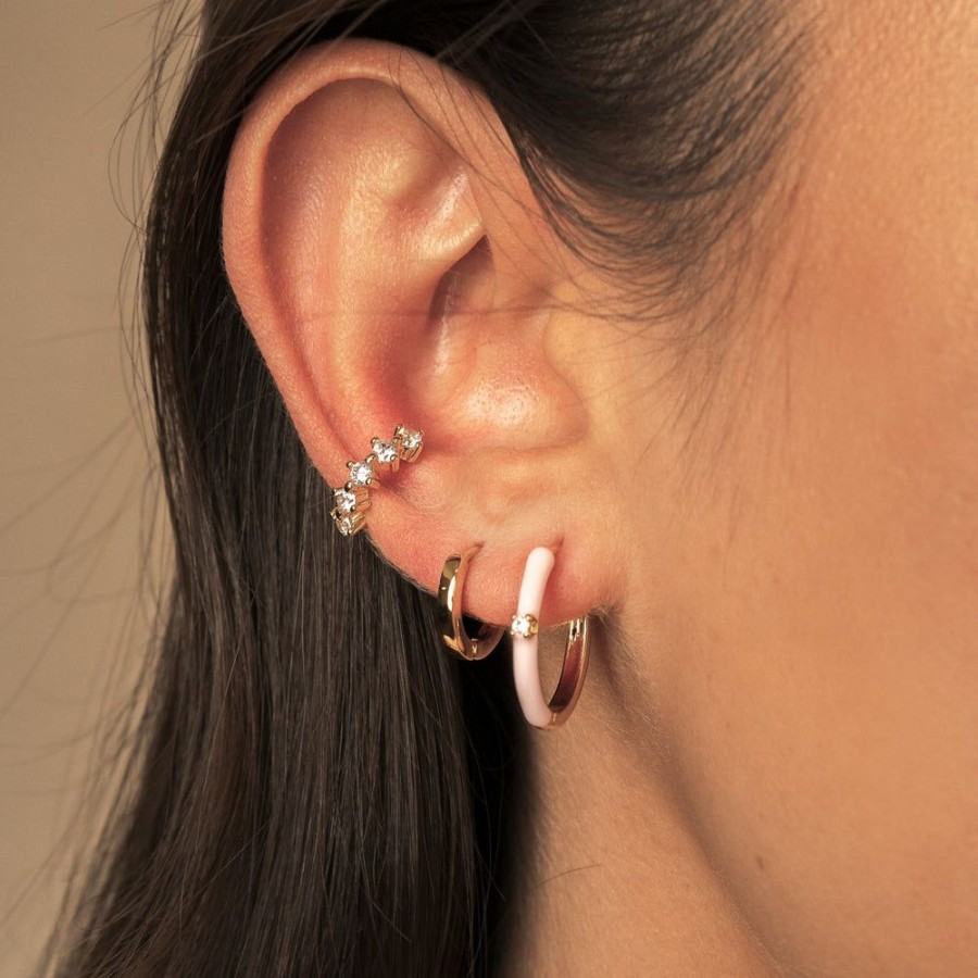 Aros BOAZ | Earcuff Lima Banado En Oro (1 Unidad)