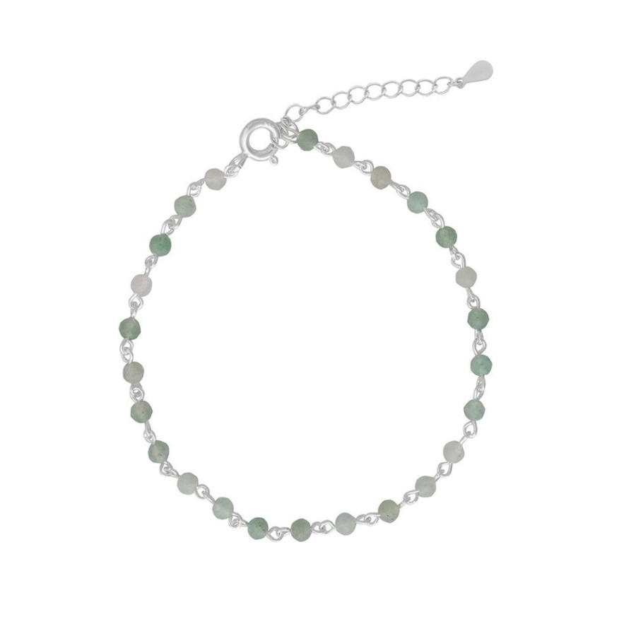 Pulseras BOAZ | Pulsera Sila Green Plata