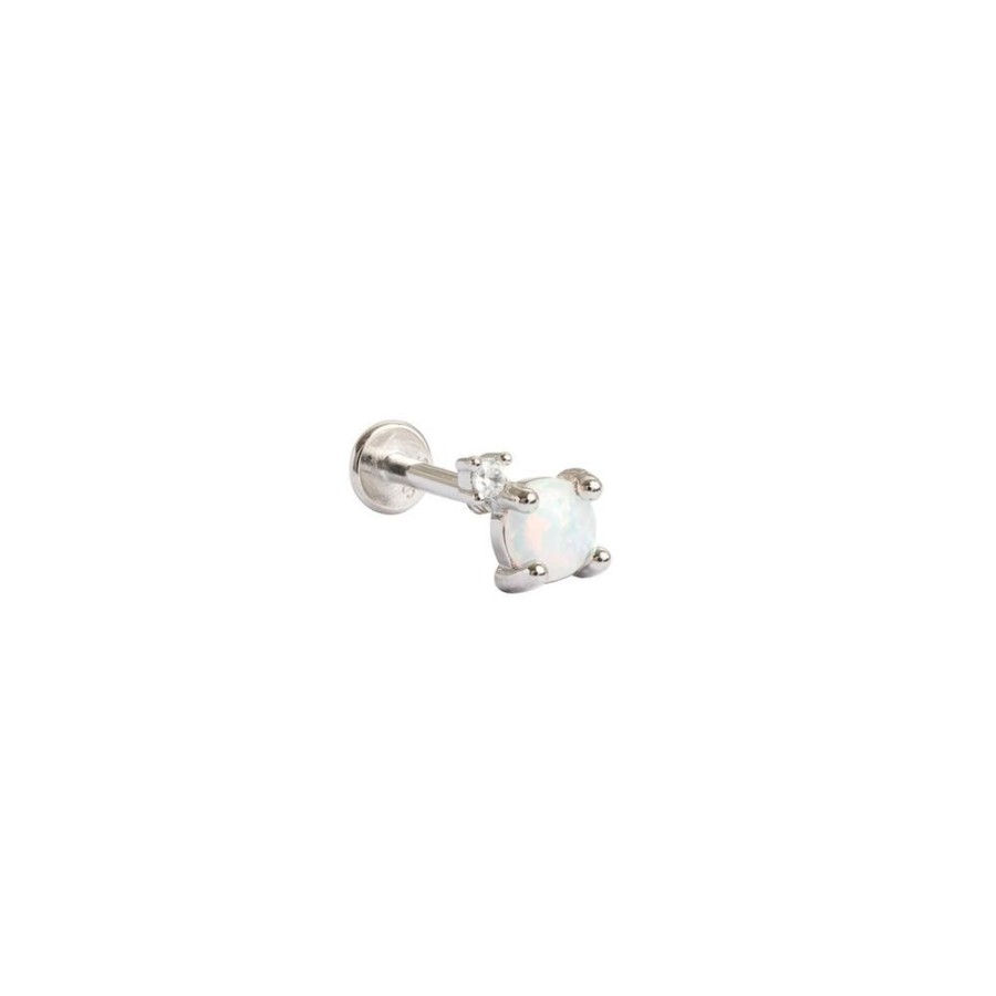 Aros BOAZ | Piercing Bari Plata (1 Unidad)