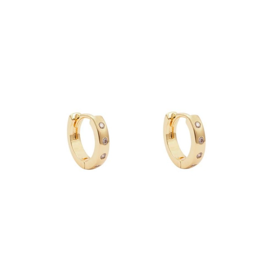 Aros BOAZ Oro | Argollas Kara 12Mm Banadas En Oro