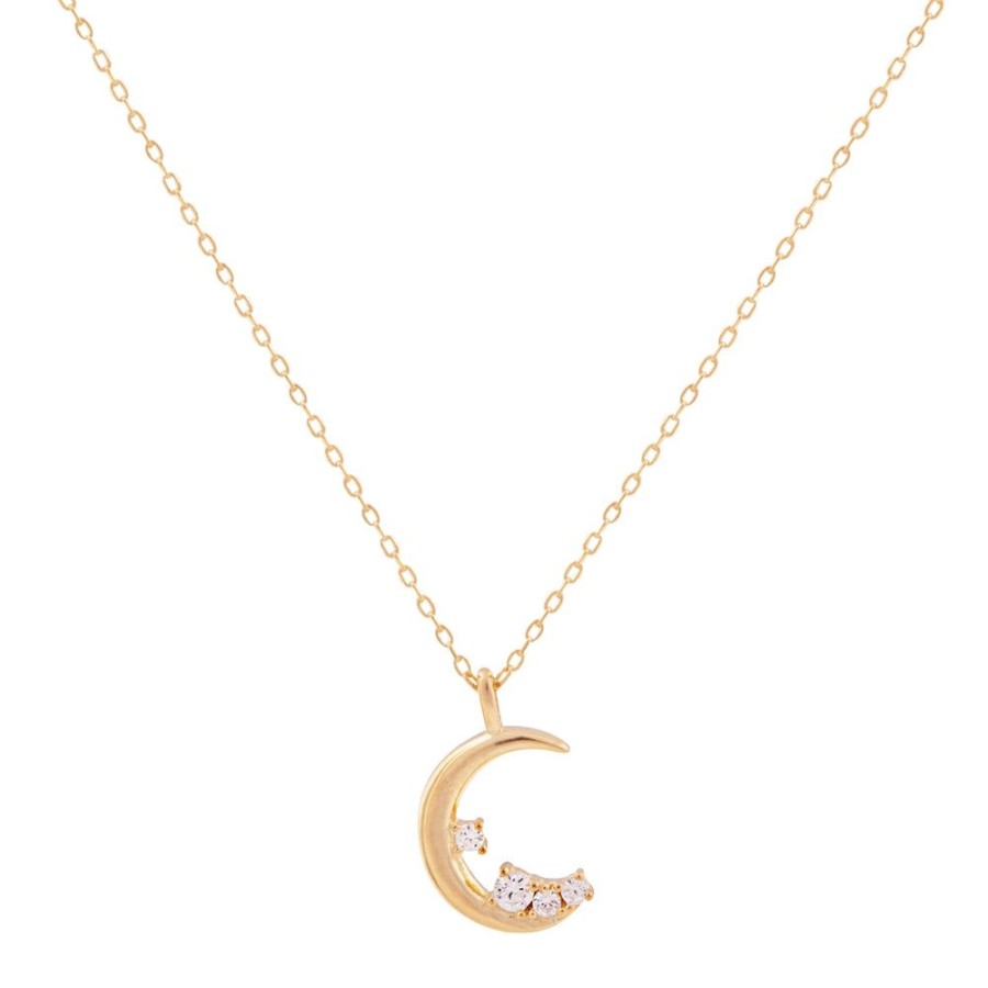 Collares BOAZ | Collar Moon Banado En Oro