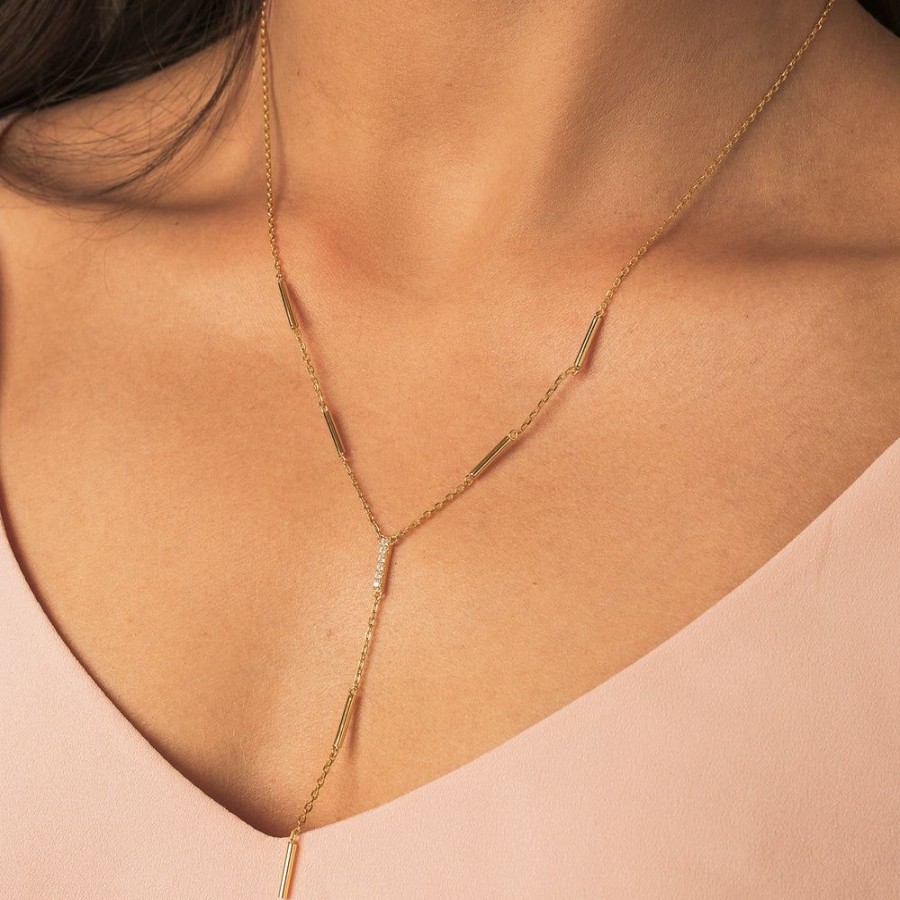 Collares BOAZ | Collar Carol Banado En Oro