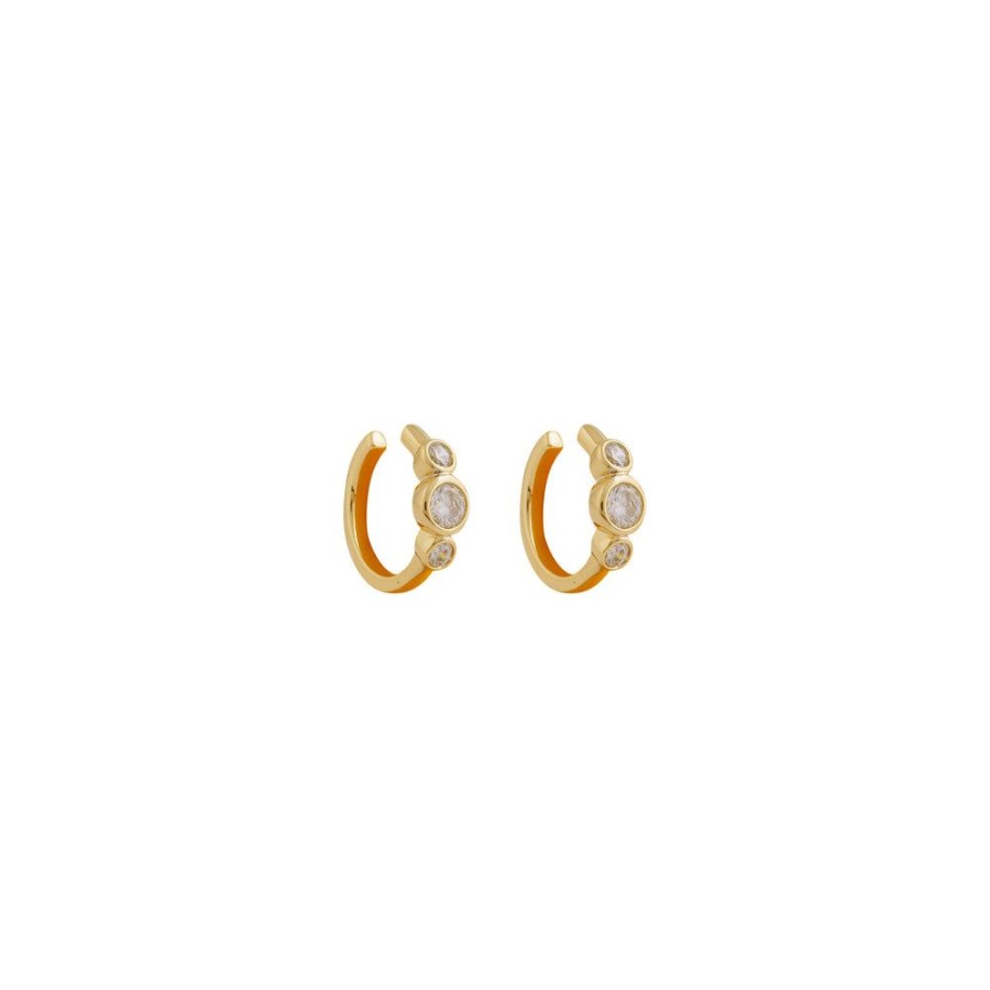 Aros BOAZ | Earcuffs Gala Banados En Oro