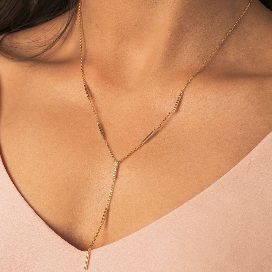 Collares BOAZ | Collar Carol Banado En Oro