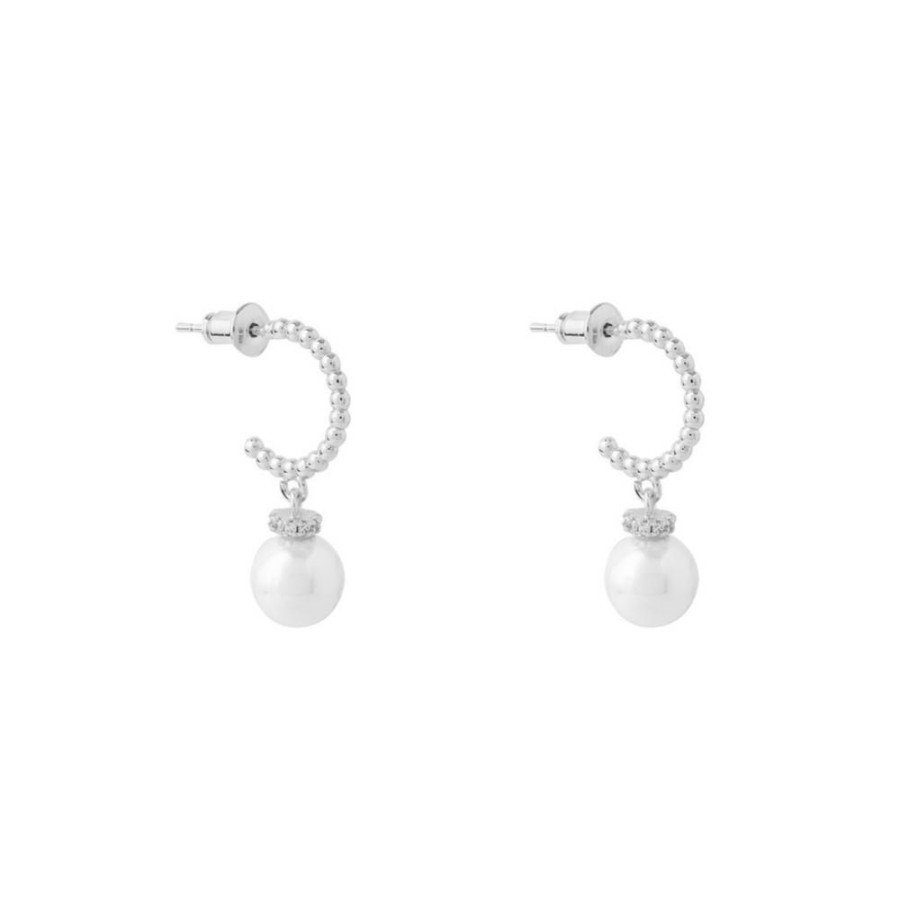 Aros BOAZ Todas | Argollas Rina Banadas En Oro Blanco